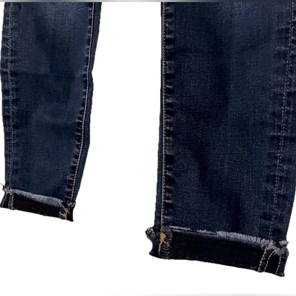7 For All Mankind Women’s Jeans S(27) b(air) Denim Ankle Skinny Dark Wash - Picture 2 of 9